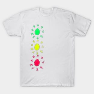 3 suns, 3 colors T-Shirt